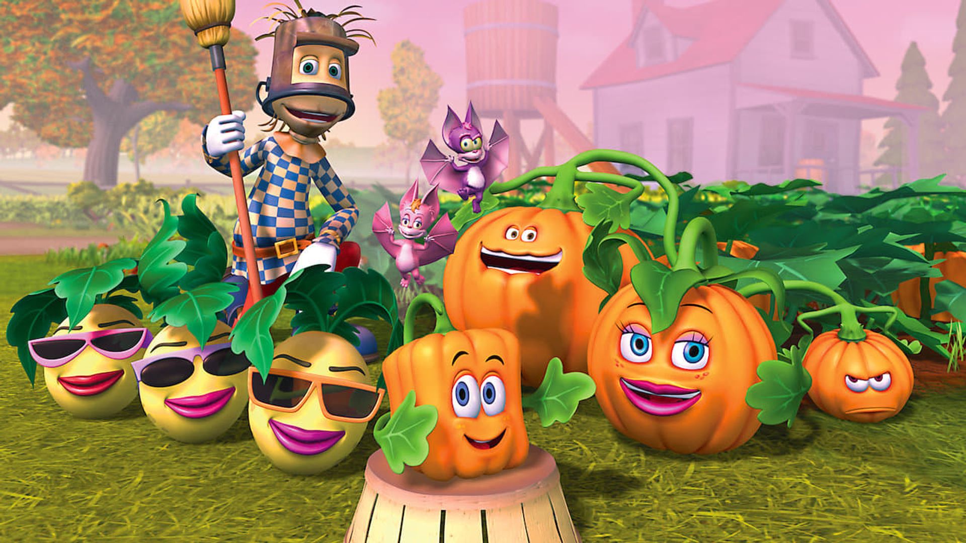 Spookley the Square Pumpkin background