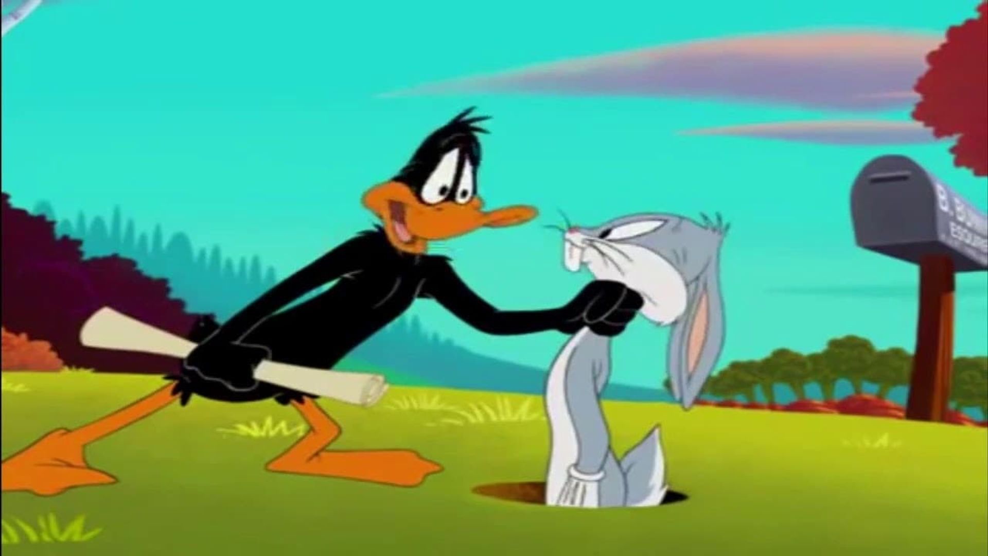 Daffy Duck for President background