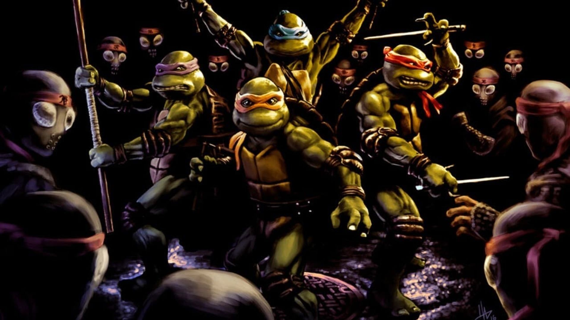Teenage Mutant Ninja Turtles: Coming Out of Their Shells Tour background