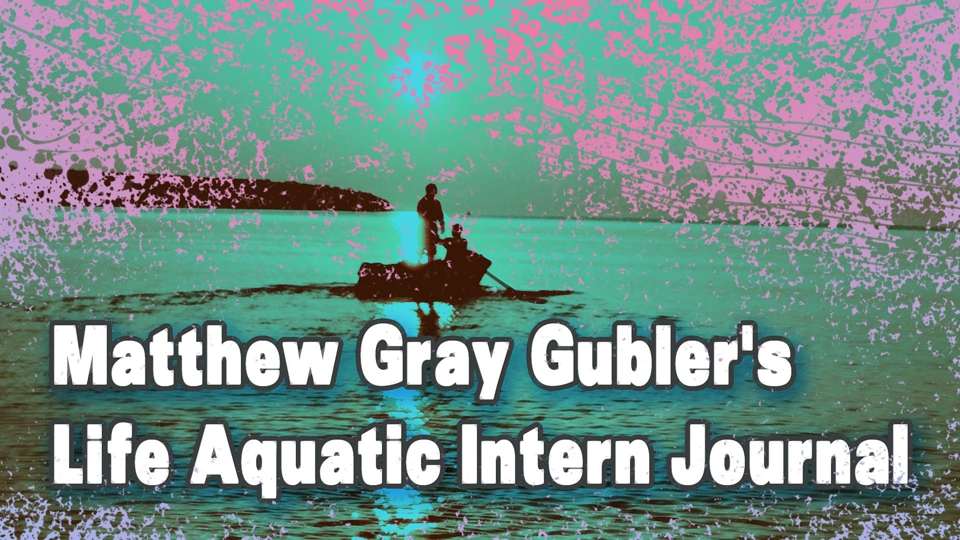 Matthew Gray Gubler's Life Aquatic Intern Journal background