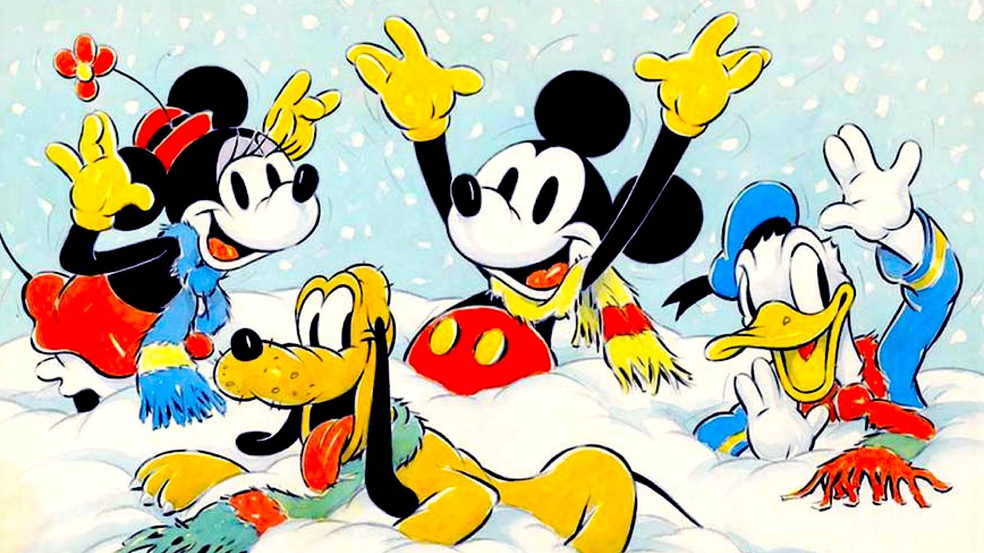 A Walt Disney Christmas background