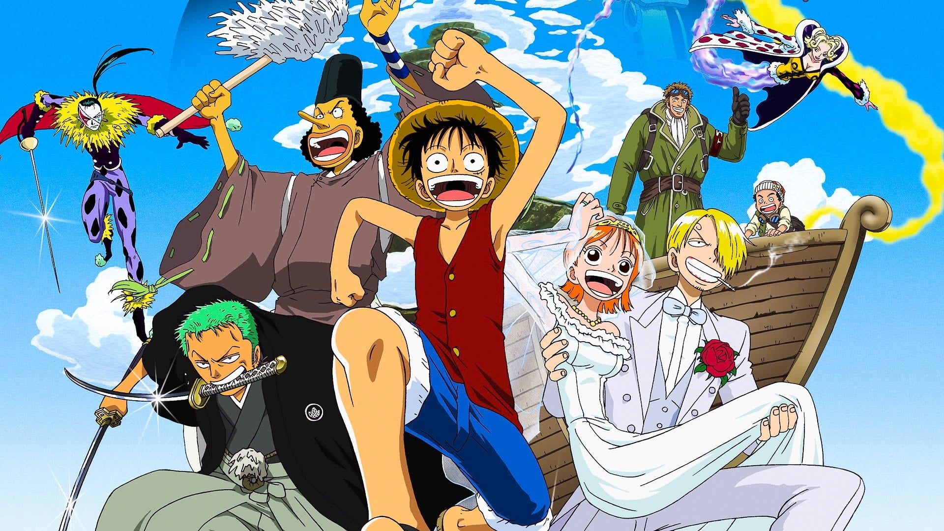 One Piece: Clockwork Island Adventure background