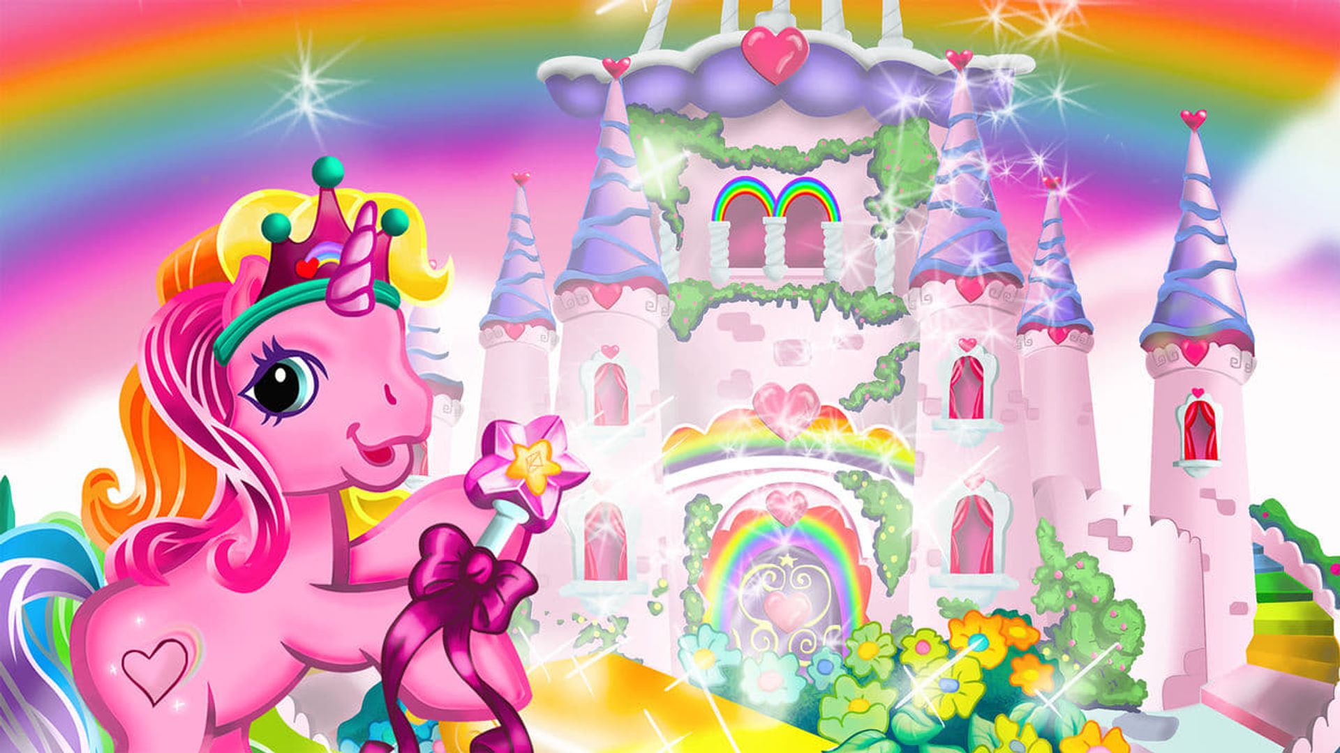My Little Pony: The Runaway Rainbow background