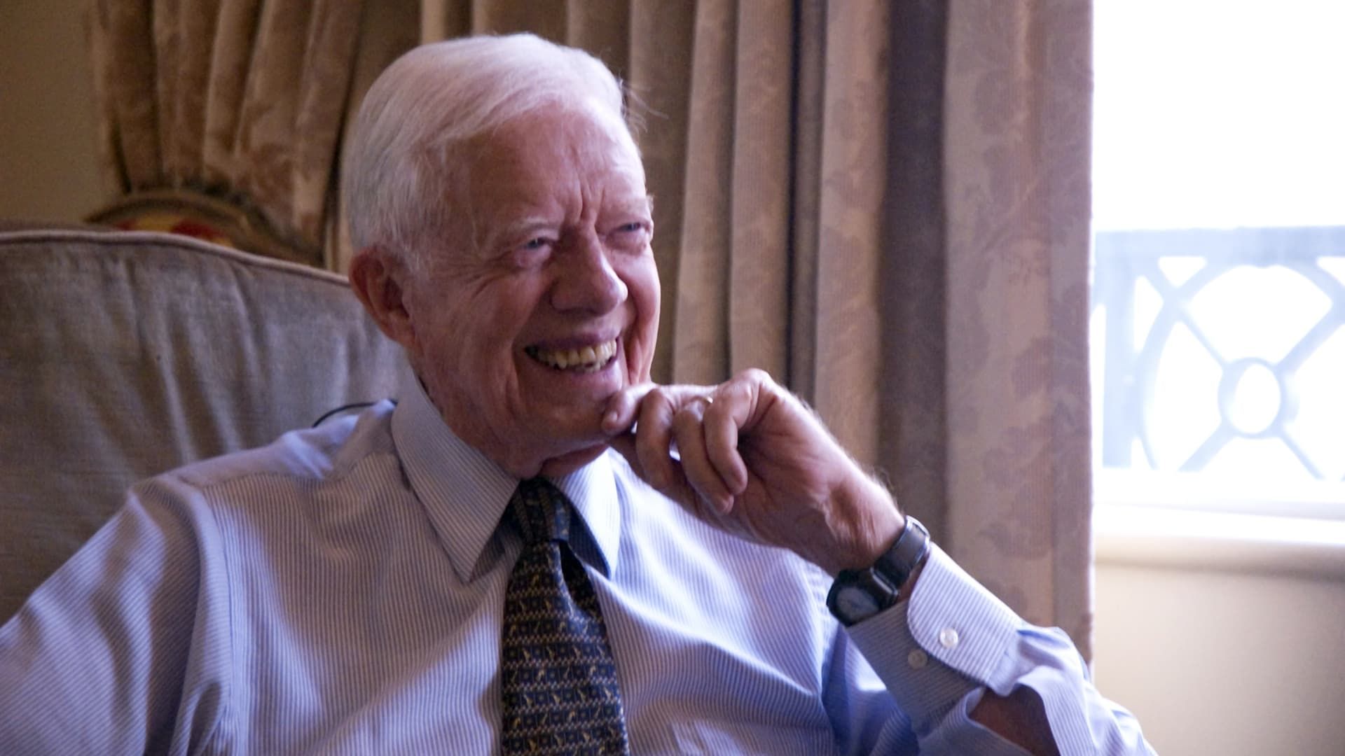 Jimmy Carter Man from Plains background