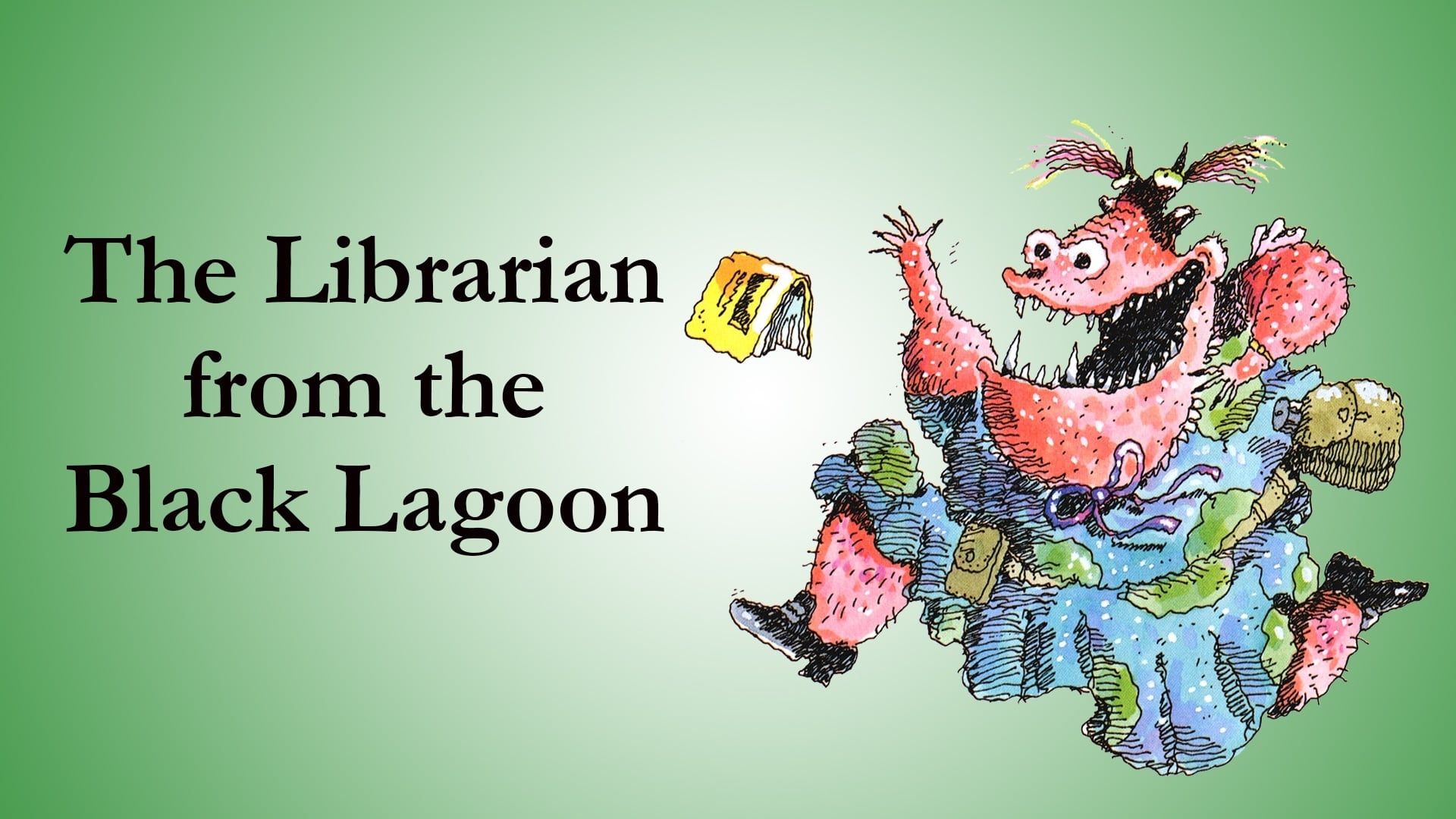 The Librarian from the Black Lagoon background