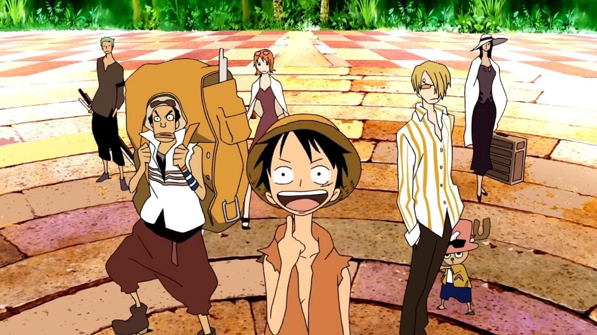One Piece: Baron Omatsuri and the Secret Island background
