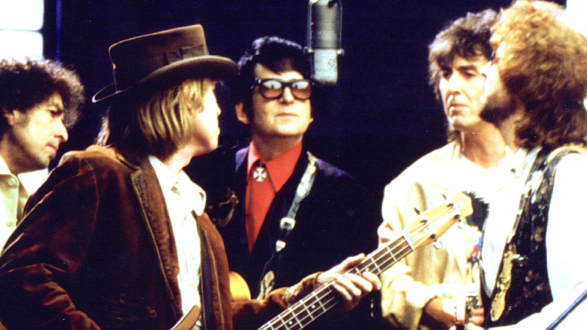 The True History of the Traveling Wilburys background