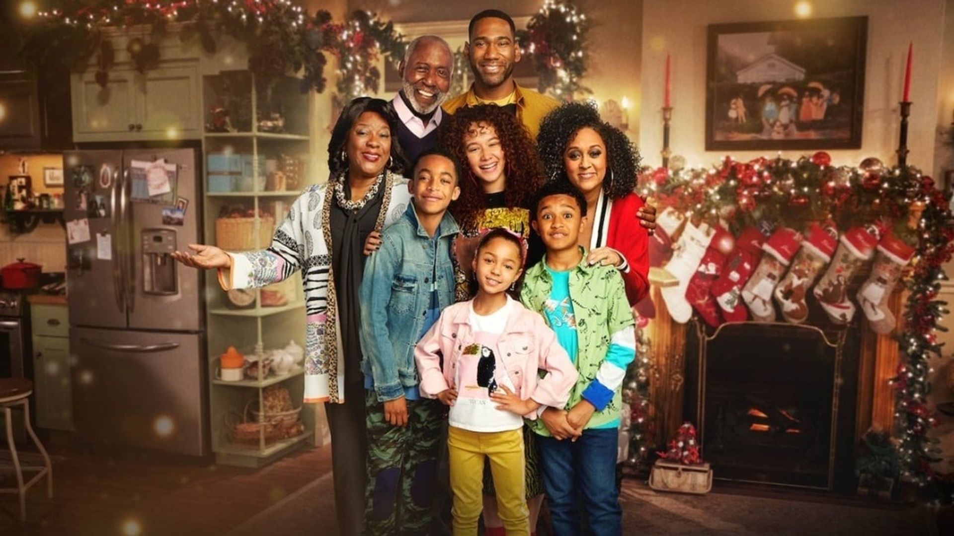 A Family Reunion Christmas background