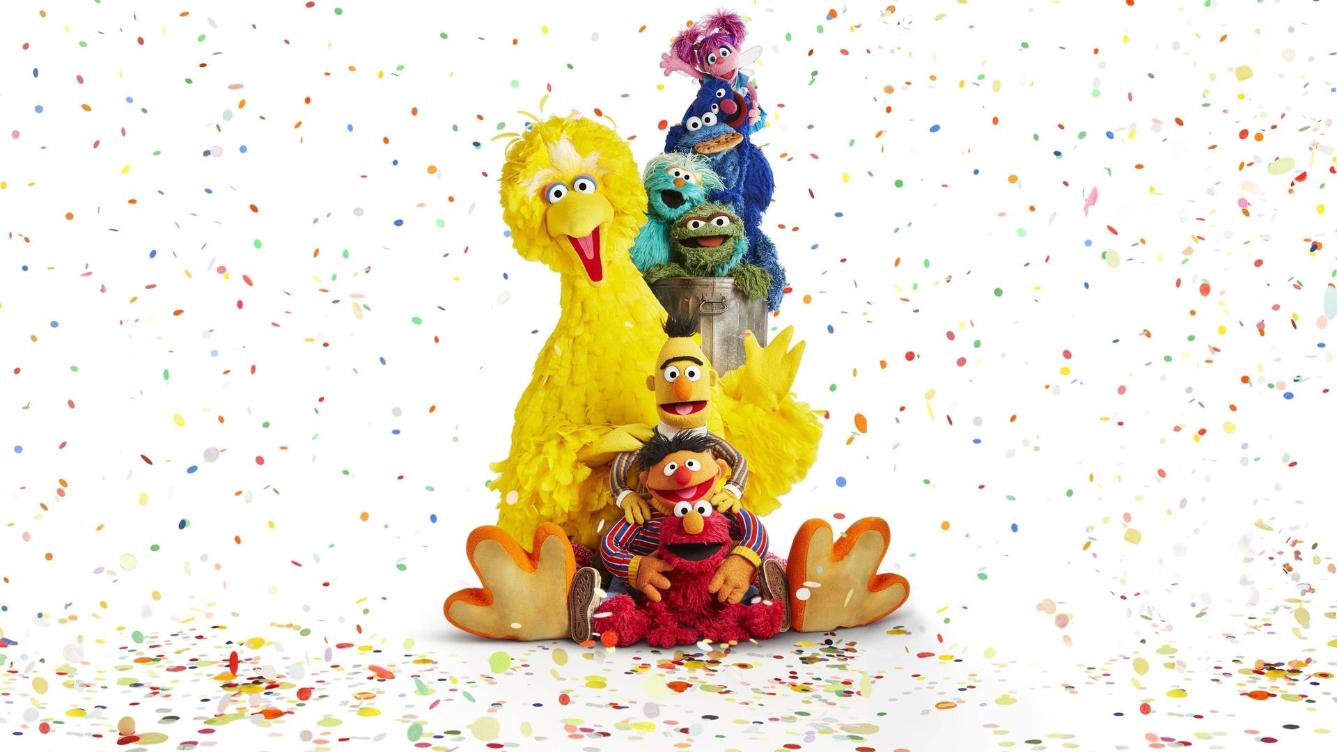 Sesame Street's 50th Anniversary Celebration background