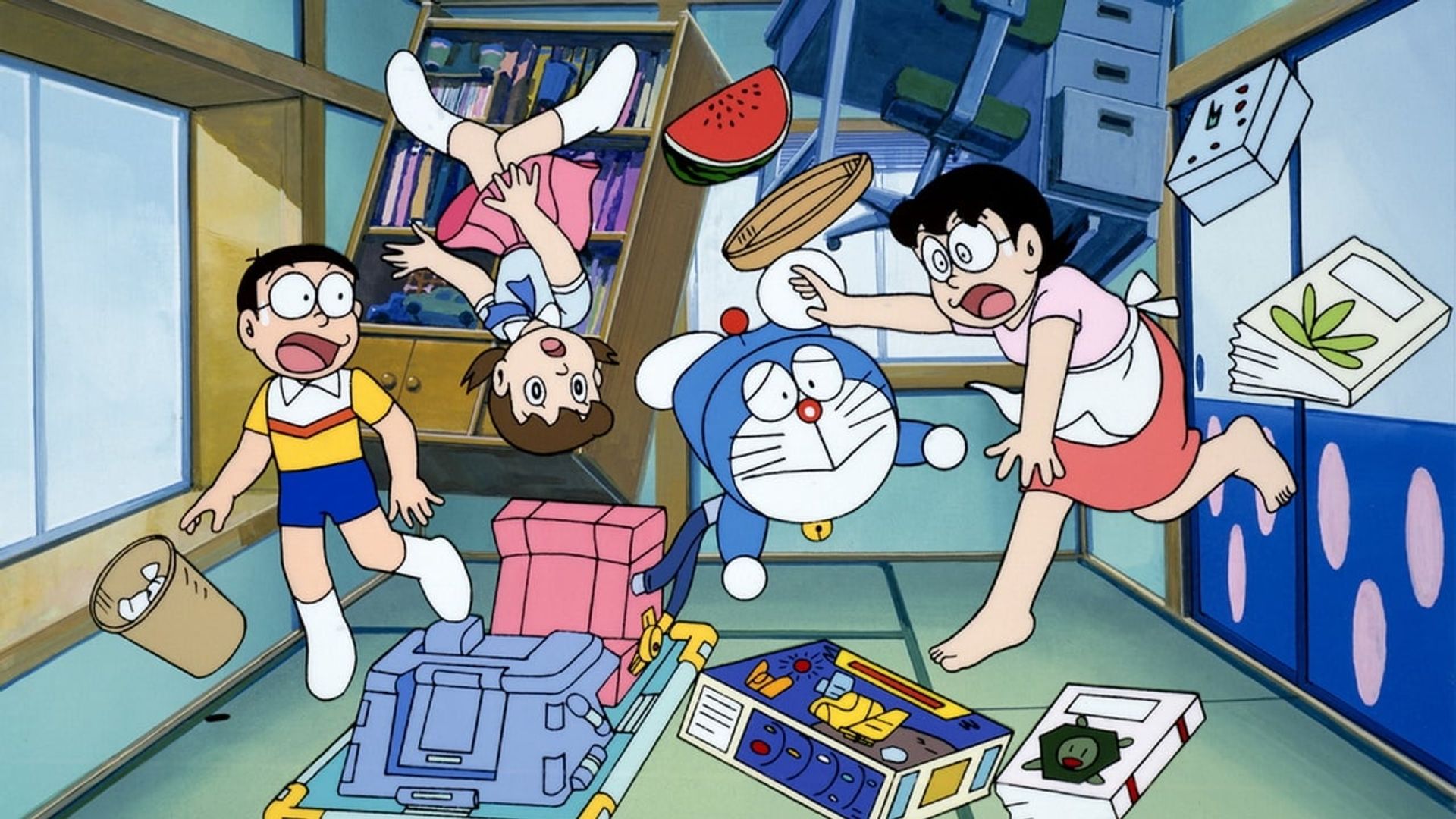 Doraemon: Nobita Drifts in the Universe background