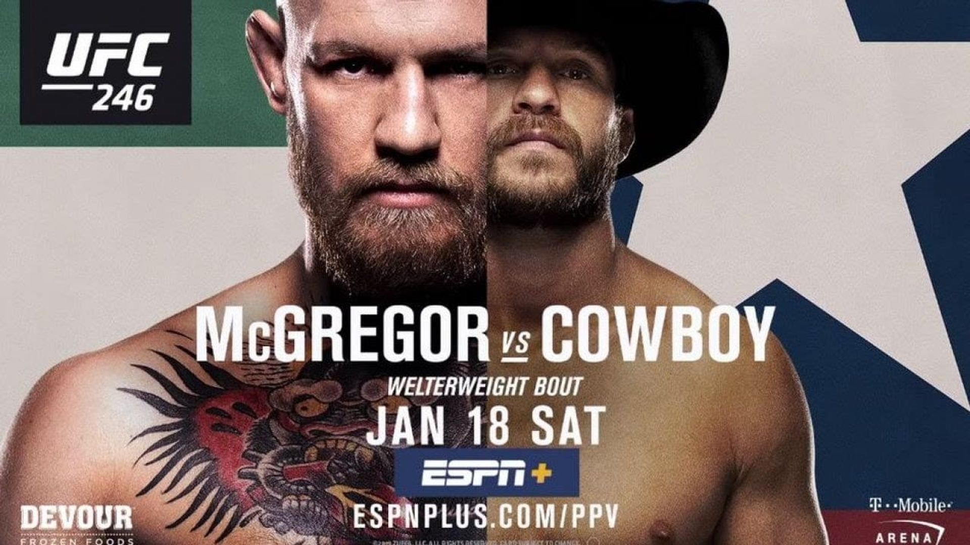 UFC 246: McGregor vs. Cerrone background