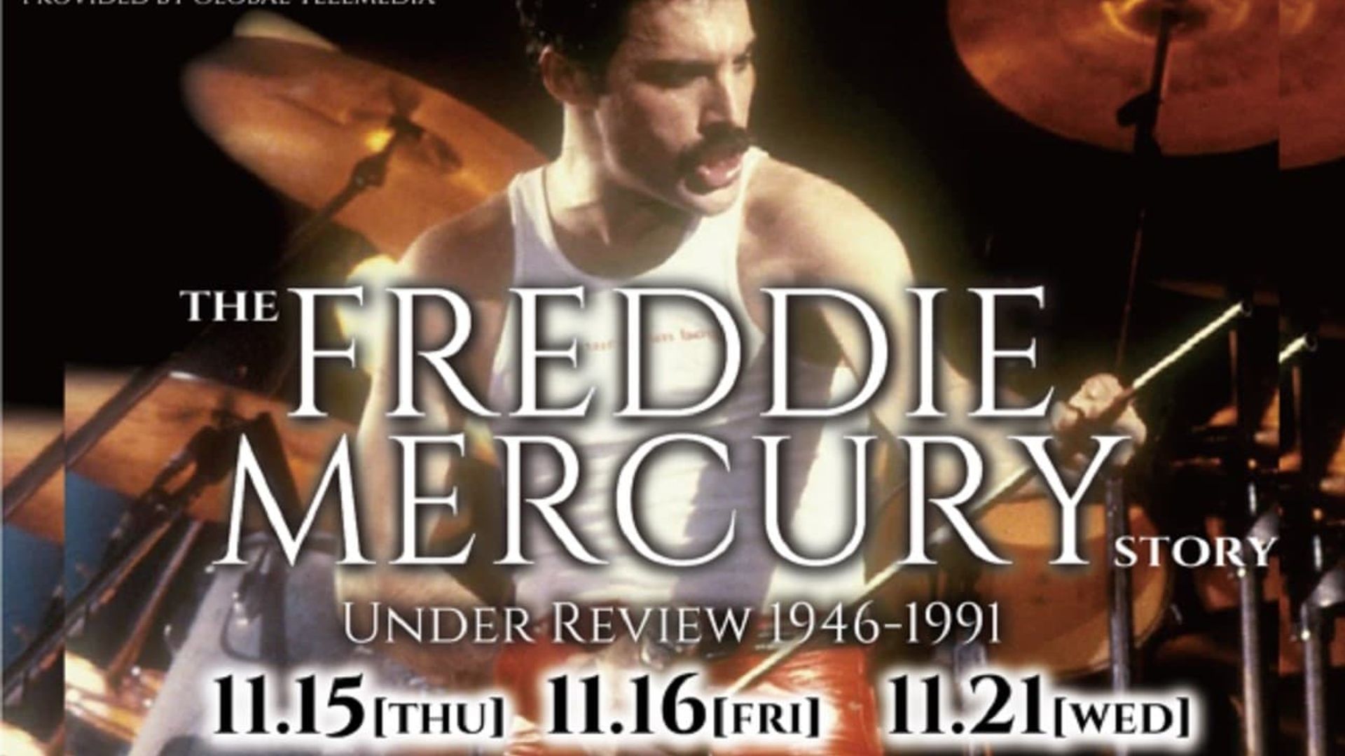 Queen: Under Review 1946-1991 - The Freddie Mercury Story background