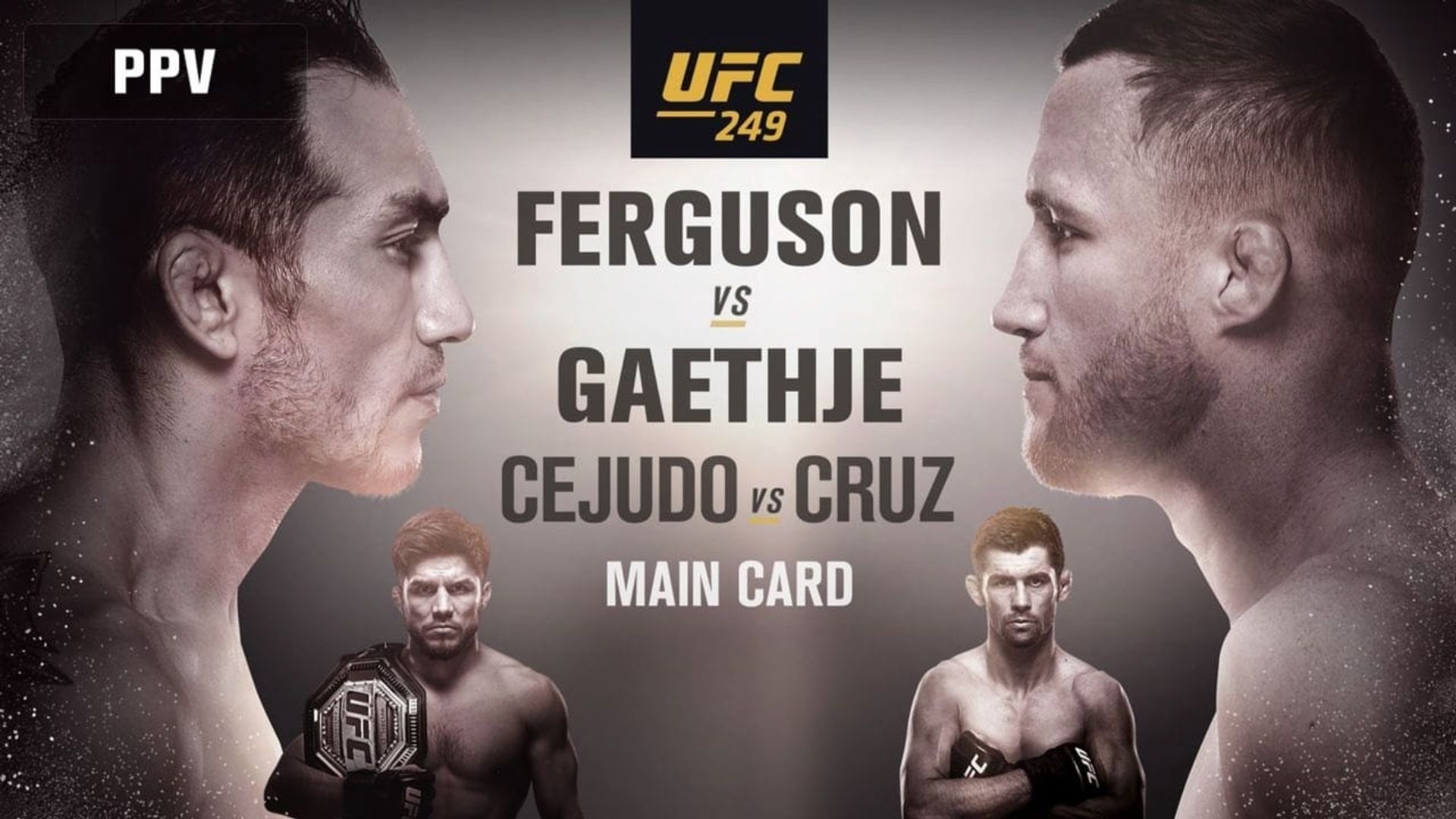 UFC 249: Khabib vs. Ferguson background