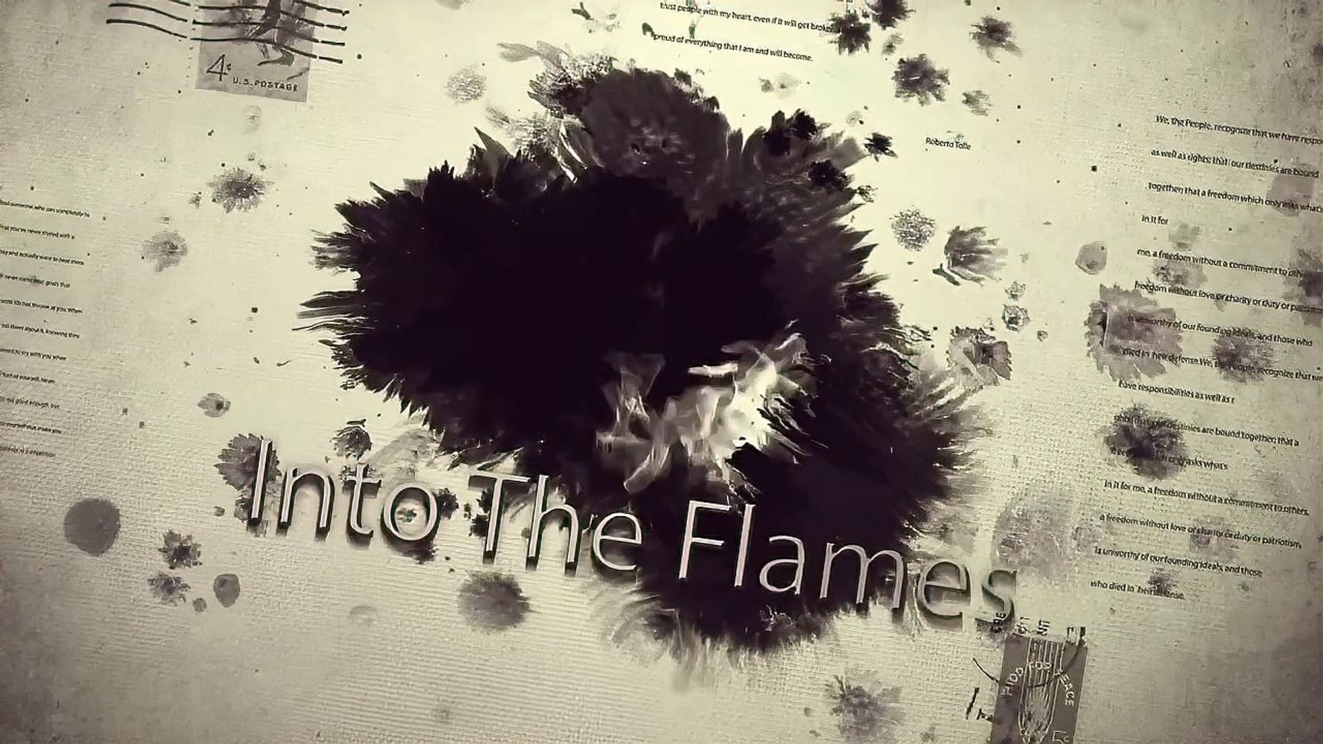 Into the Flames background