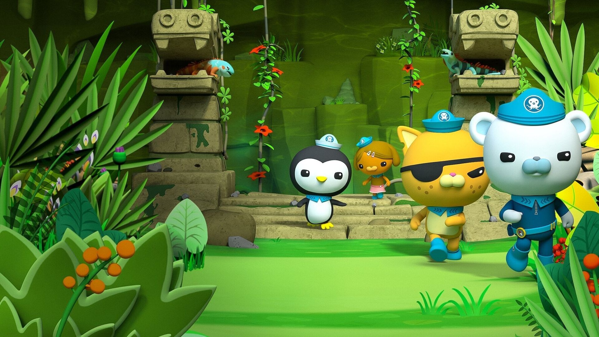 Octonauts and the Caves of Sac Actun background
