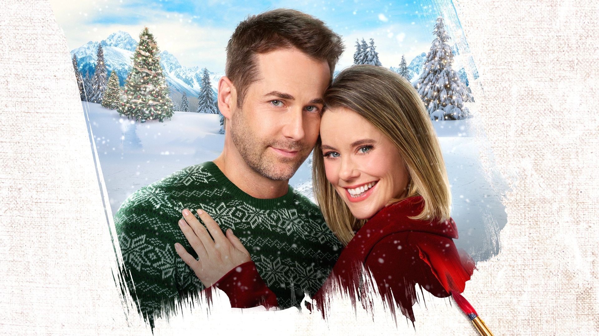 Never Kiss a Man in a Christmas Sweater background