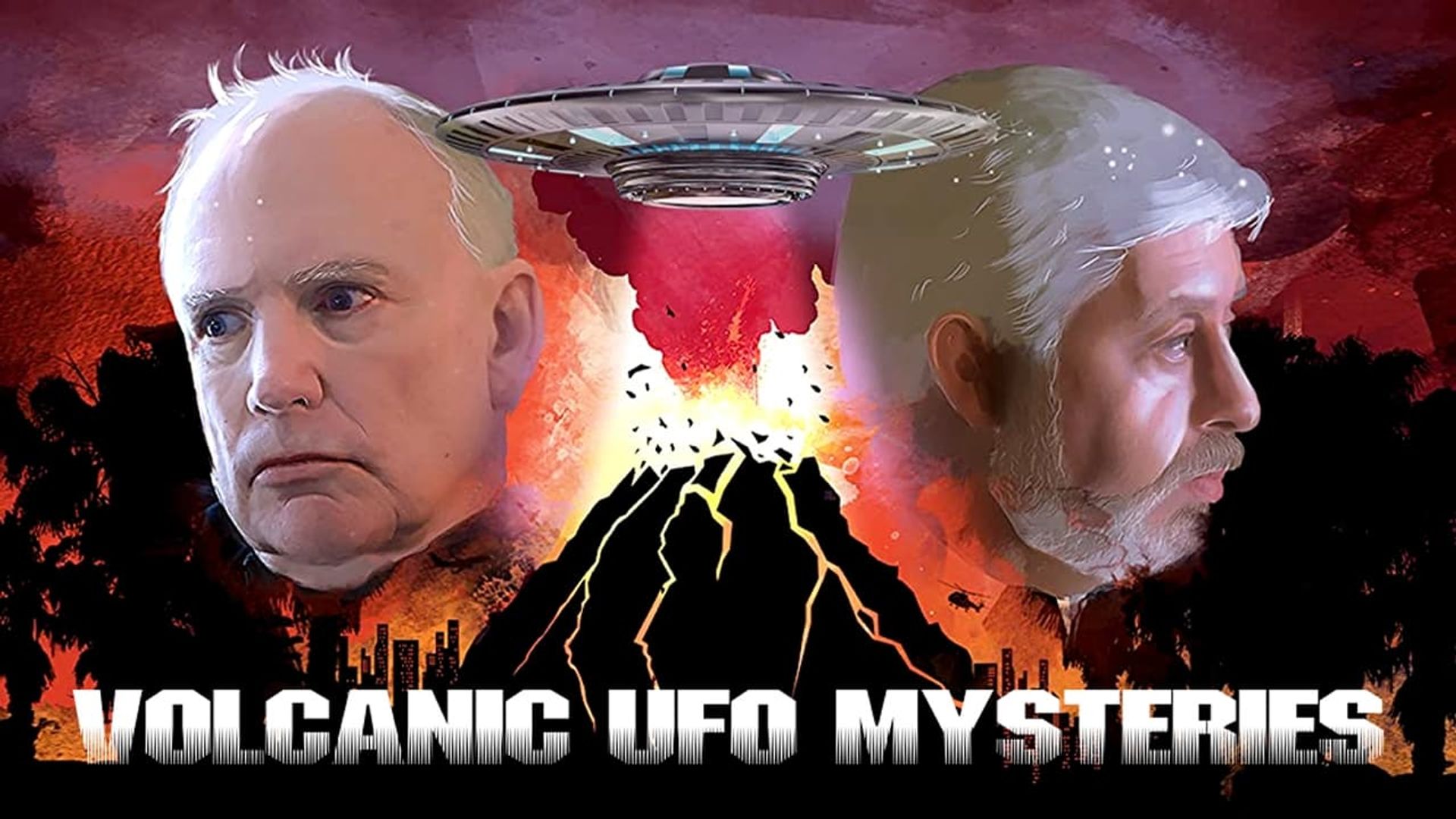 Volcanic UFO Mysteries background