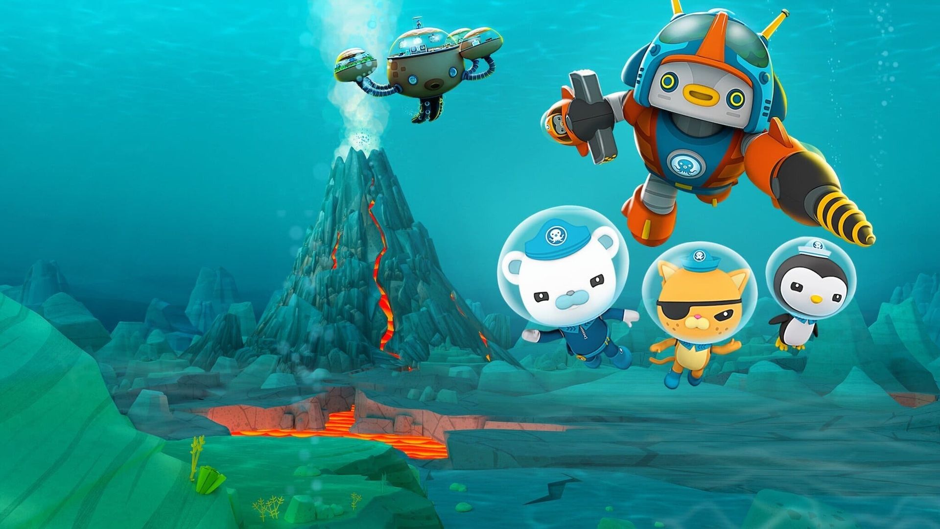 Octonauts: The Ring of Fire background