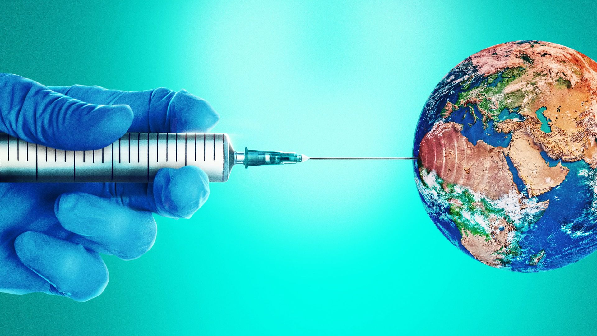 The Vaccine: Conquering Covid background
