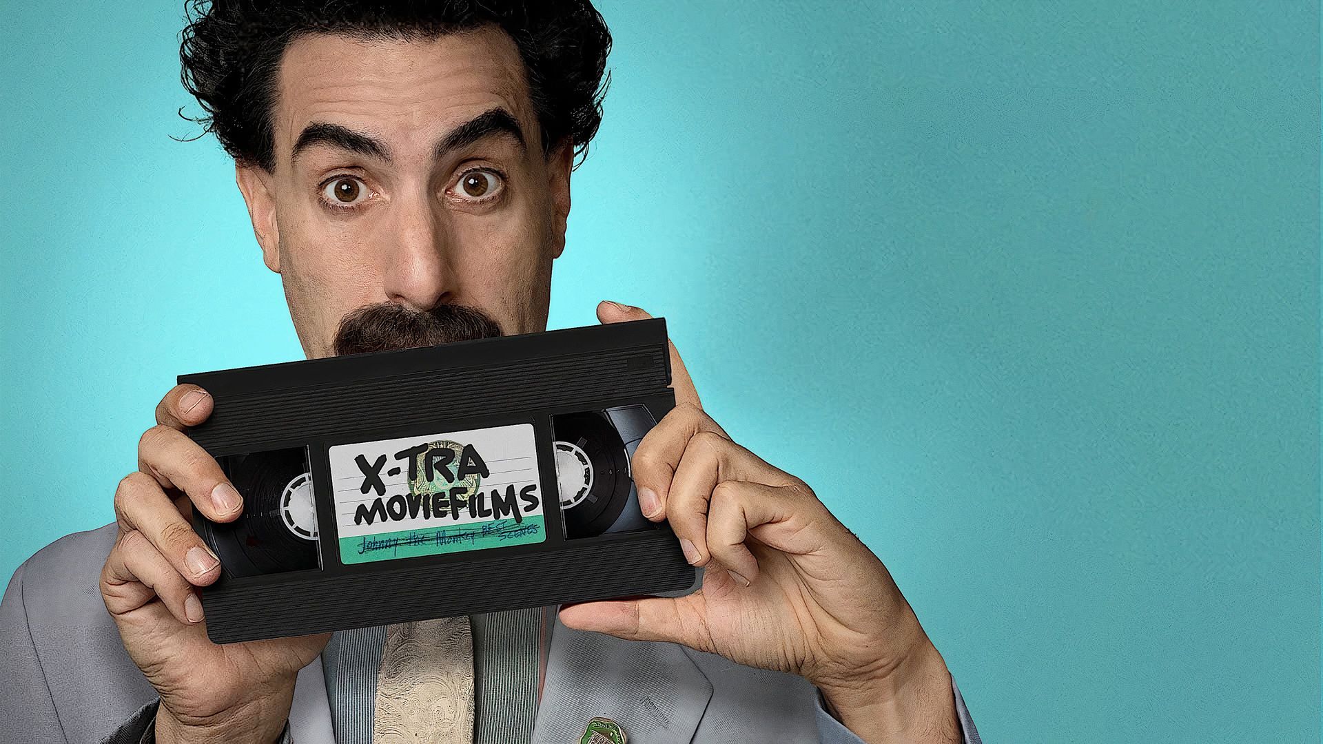 Borat: VHS Cassette of Material Deemed 'Sub-acceptable' by Kazakhstan Ministry of Censorship and Circumcision background
