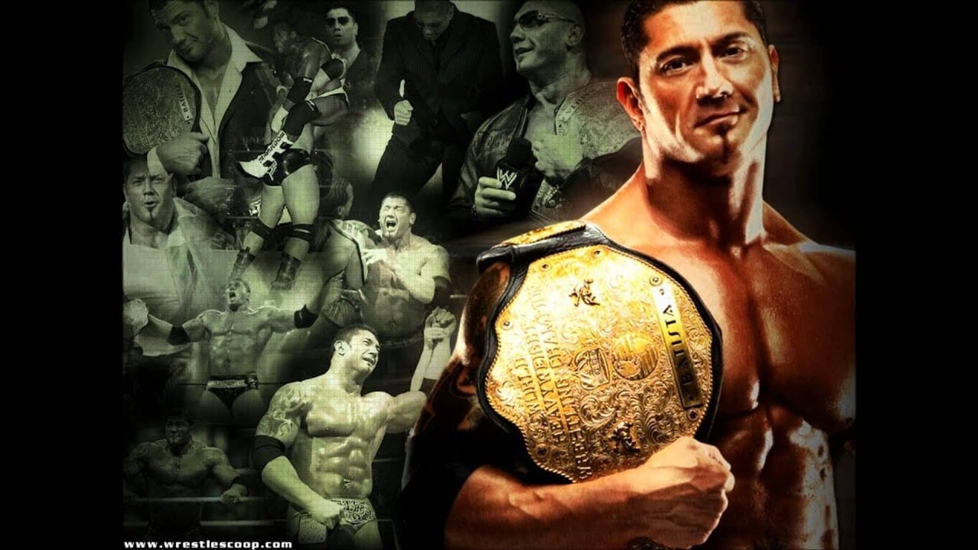 WWE: Batista - I Walk Alone background