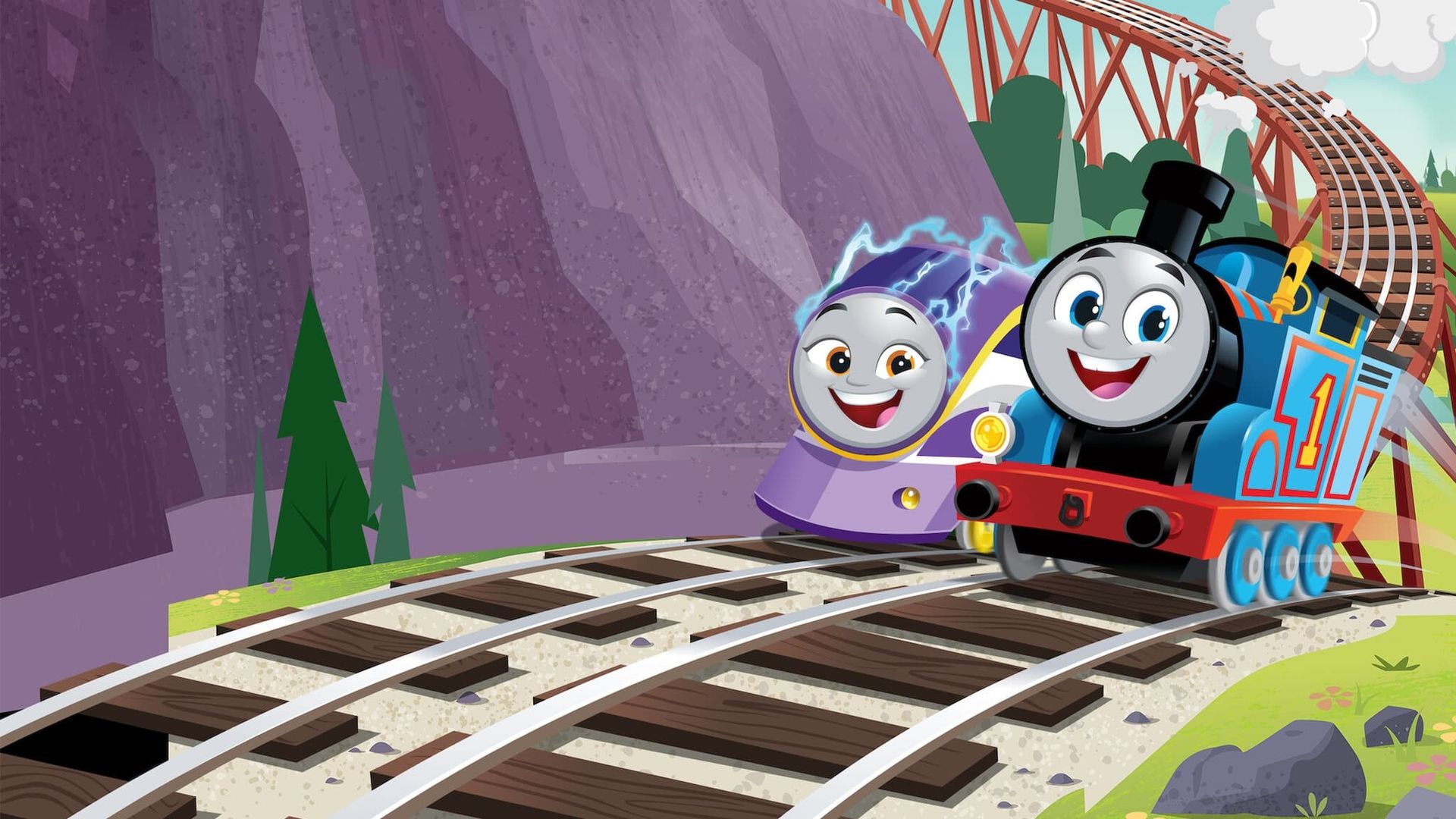 Thomas & Friends: All Engines Go - Race for the Sodor Cup background