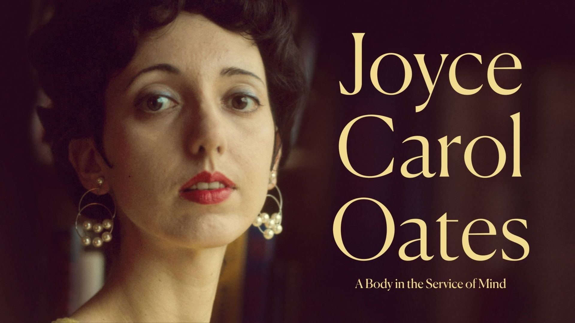 Joyce Carol Oates: A Body in the Service of Mind background