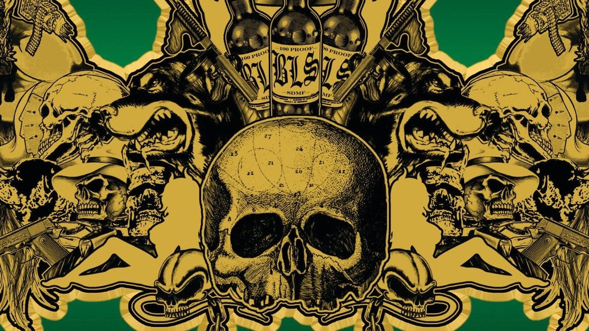 Black Label Society: Skullage background