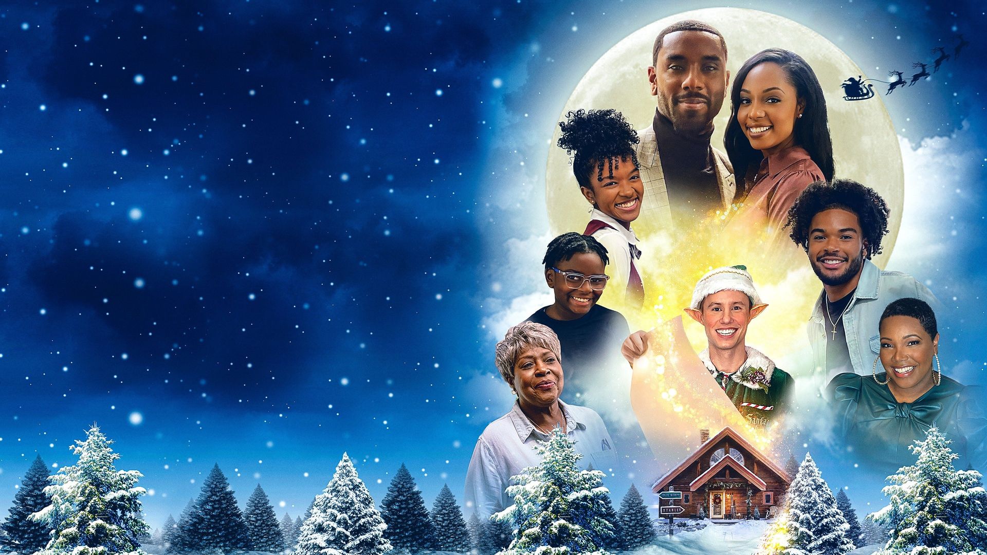 A Family Matters Christmas background