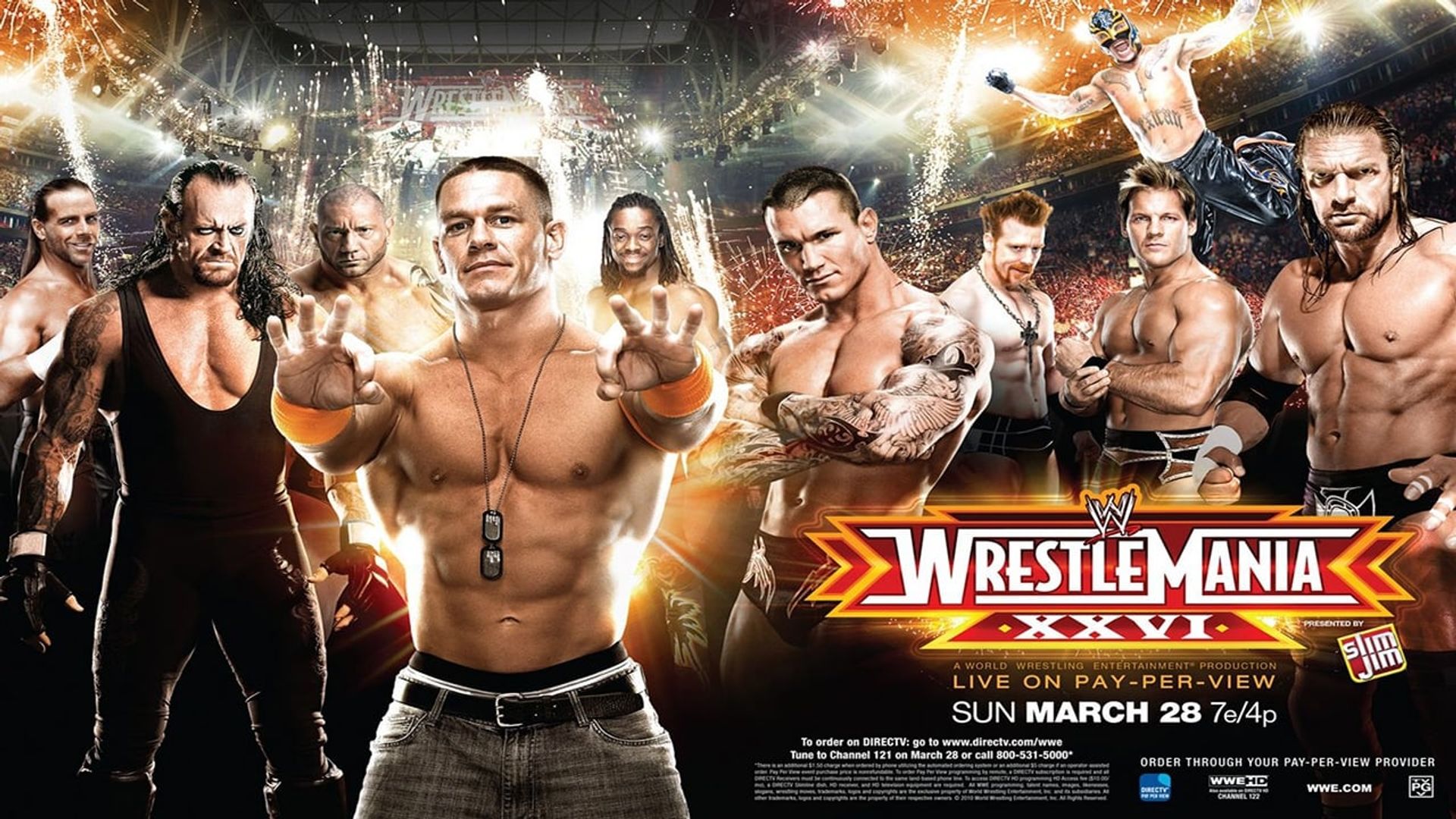 WrestleMania XXVI background