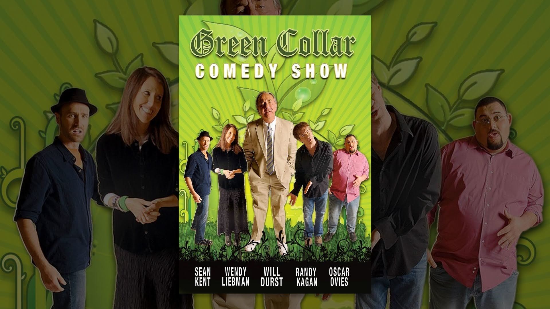 Green Collar Comedy Show background