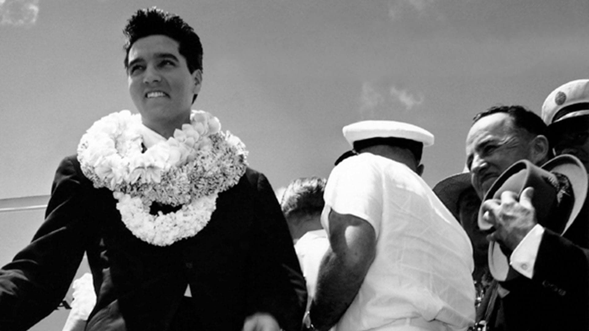 Elvis and the USS Arizona background