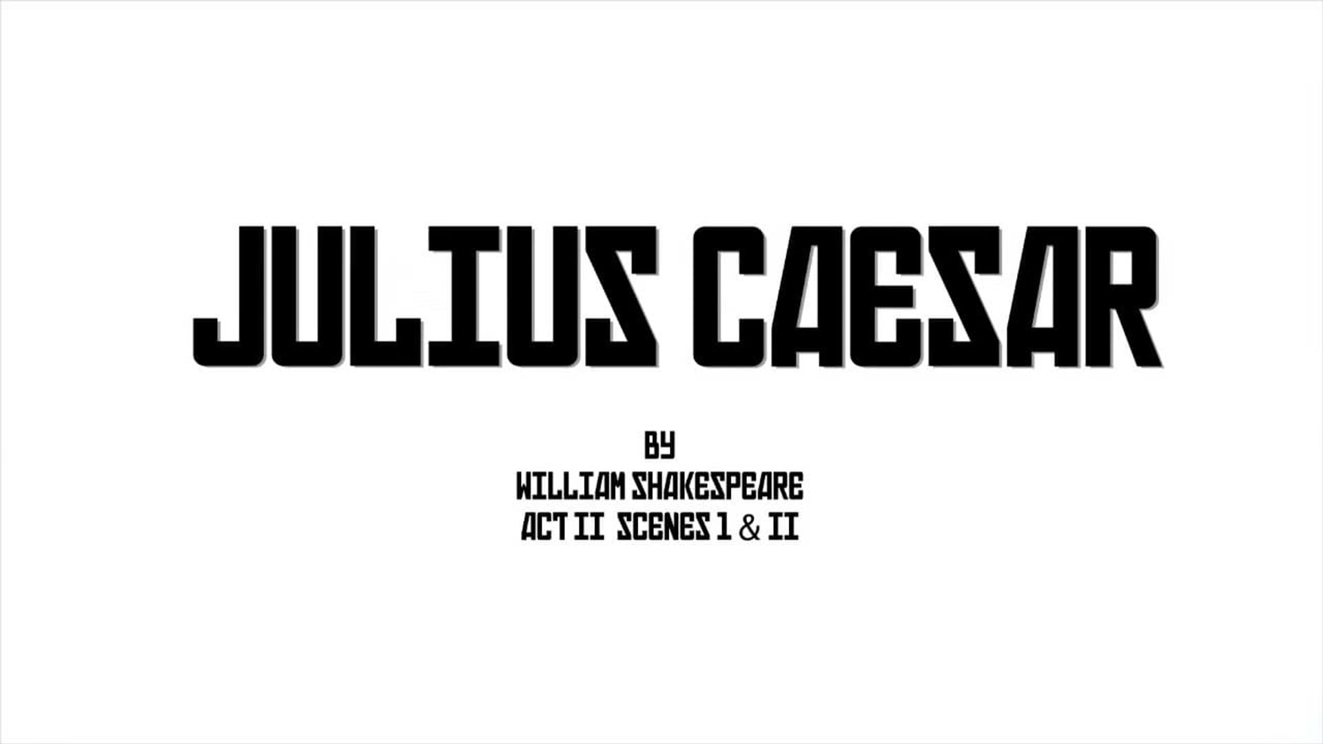 Julius Caesar background