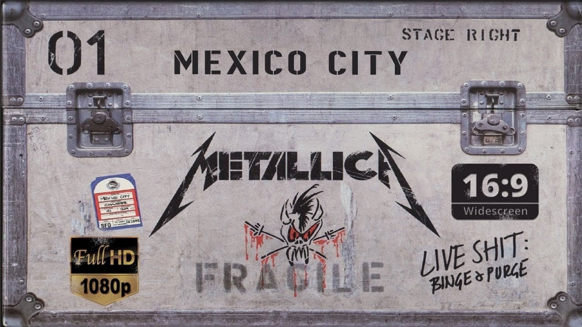 Metallica: Live Shit - Binge & Purge, Seattle background