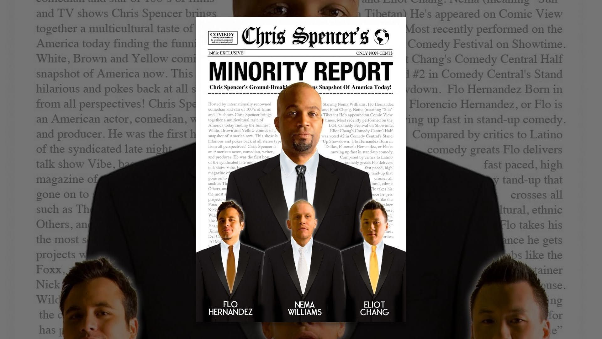 Chris Spencer's Minority Report background