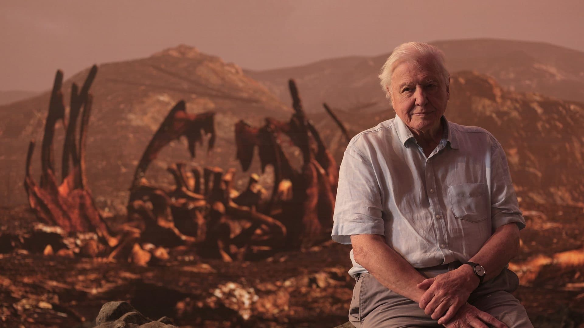 Dinosaurs - The Final Day with David Attenborough background