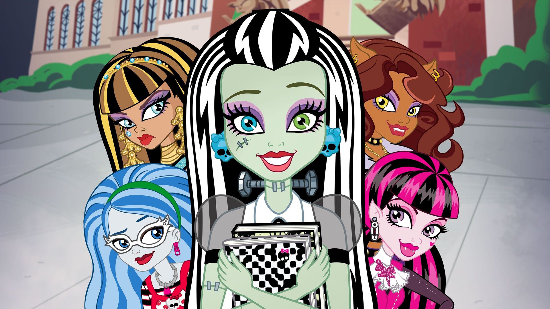 Monster High: New Ghoul at School background
