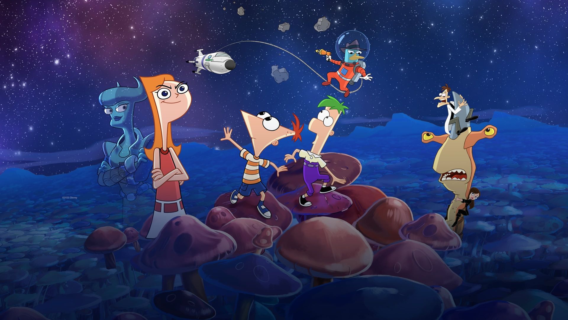 Phineas and Ferb the Movie: Candace Against the Universe background