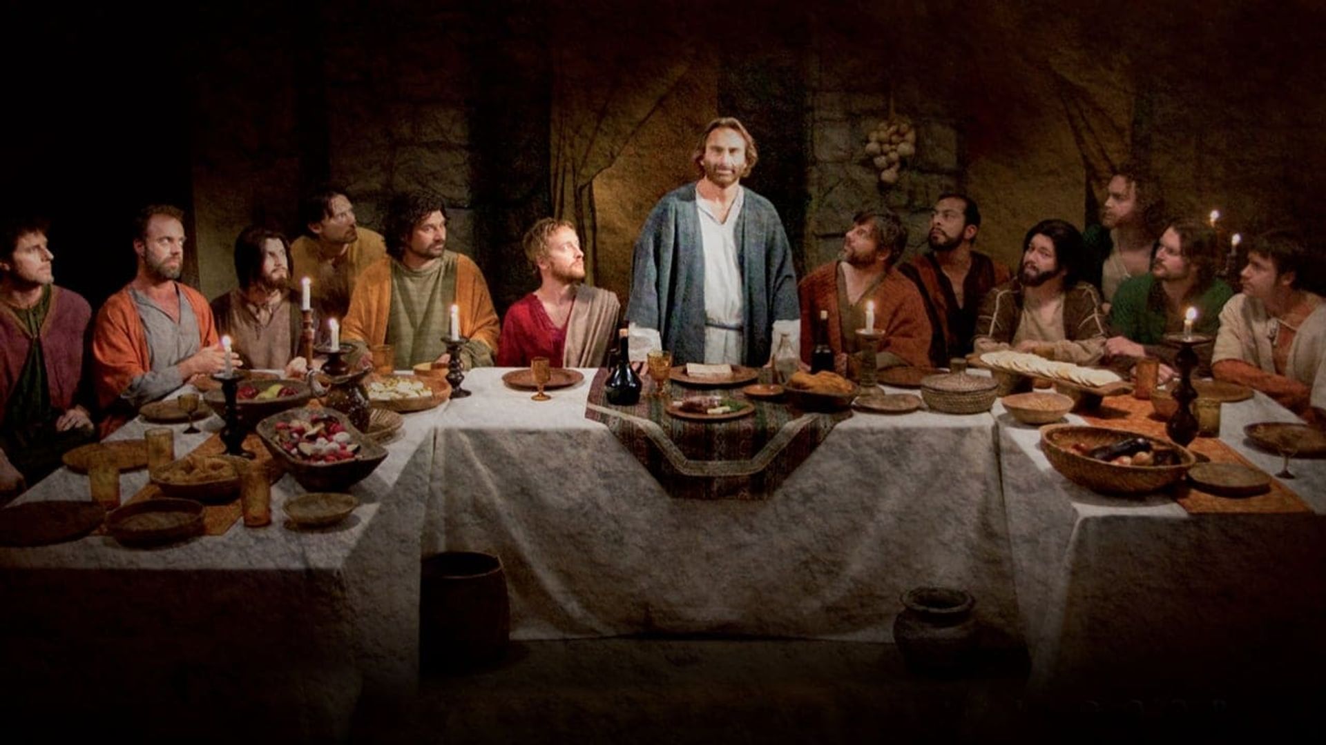 Apostle Peter and the Last Supper background