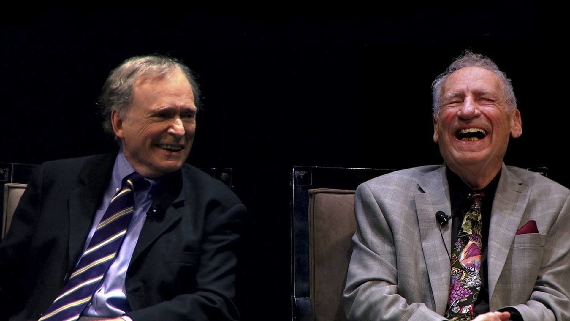 Mel Brooks and Dick Cavett Together Again background