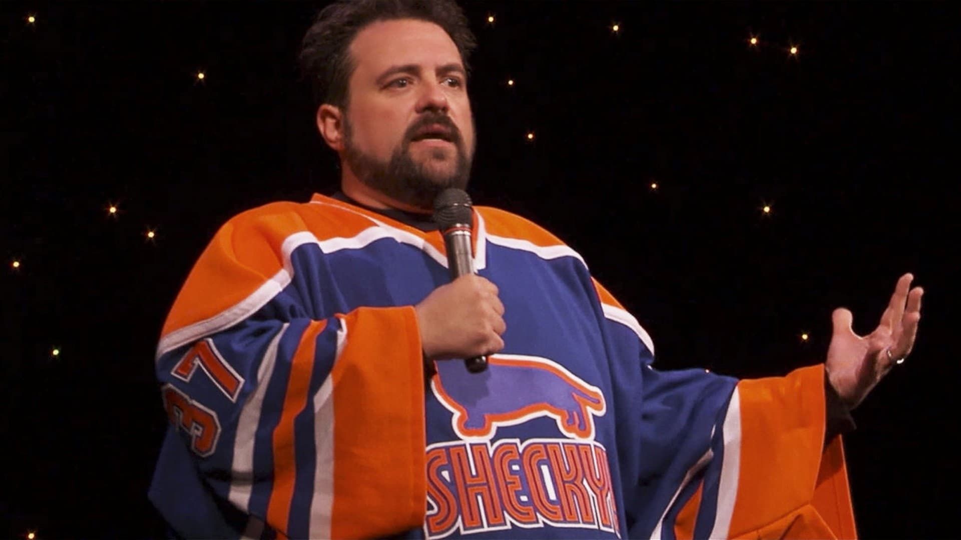 Kevin Smith: Burn in Hell background