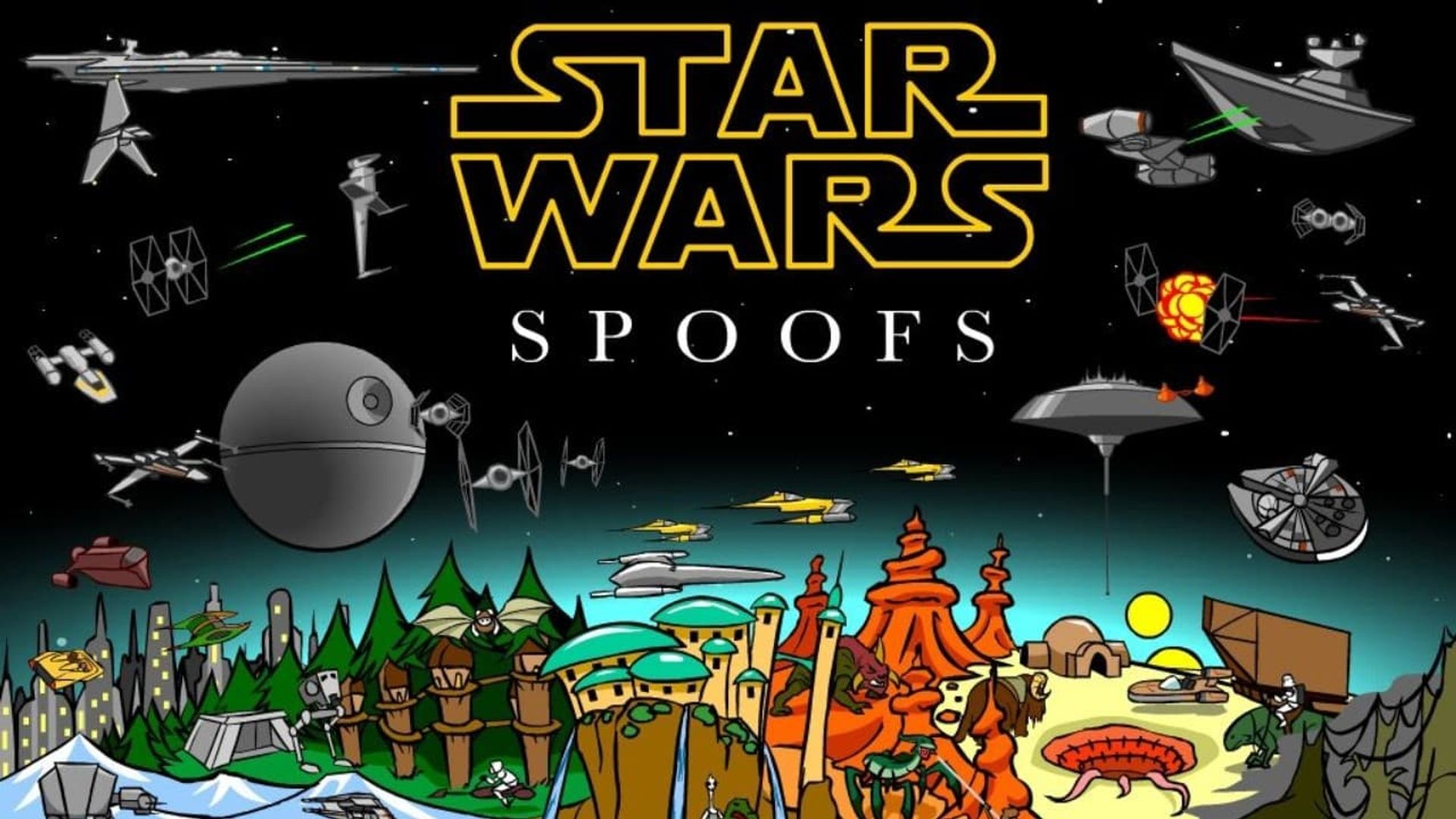 Star Wars Spoofs background