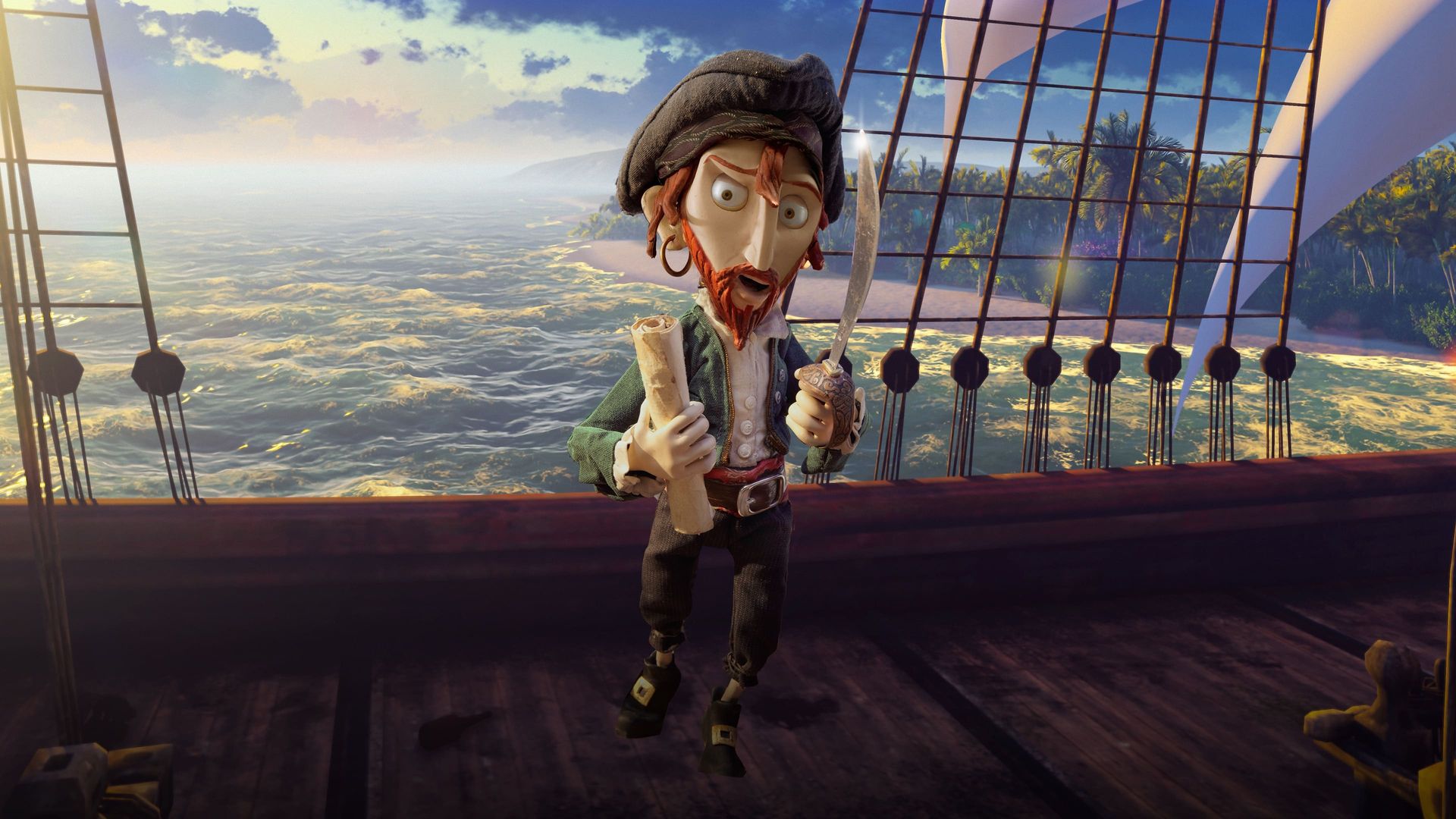 Seven Seas Pirates background