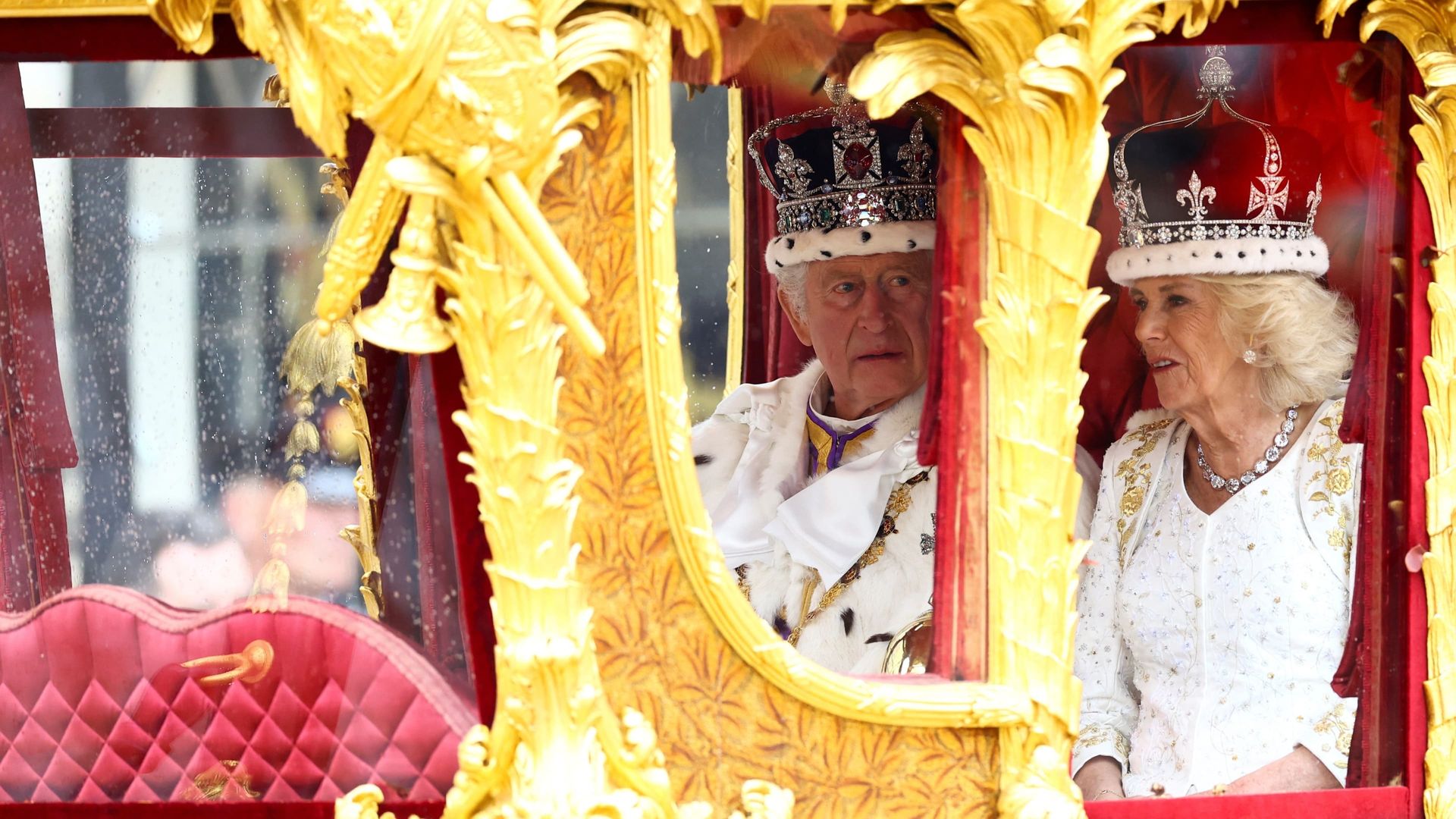 The Coronation and Crowning of King Charles III & Queen Camilla background