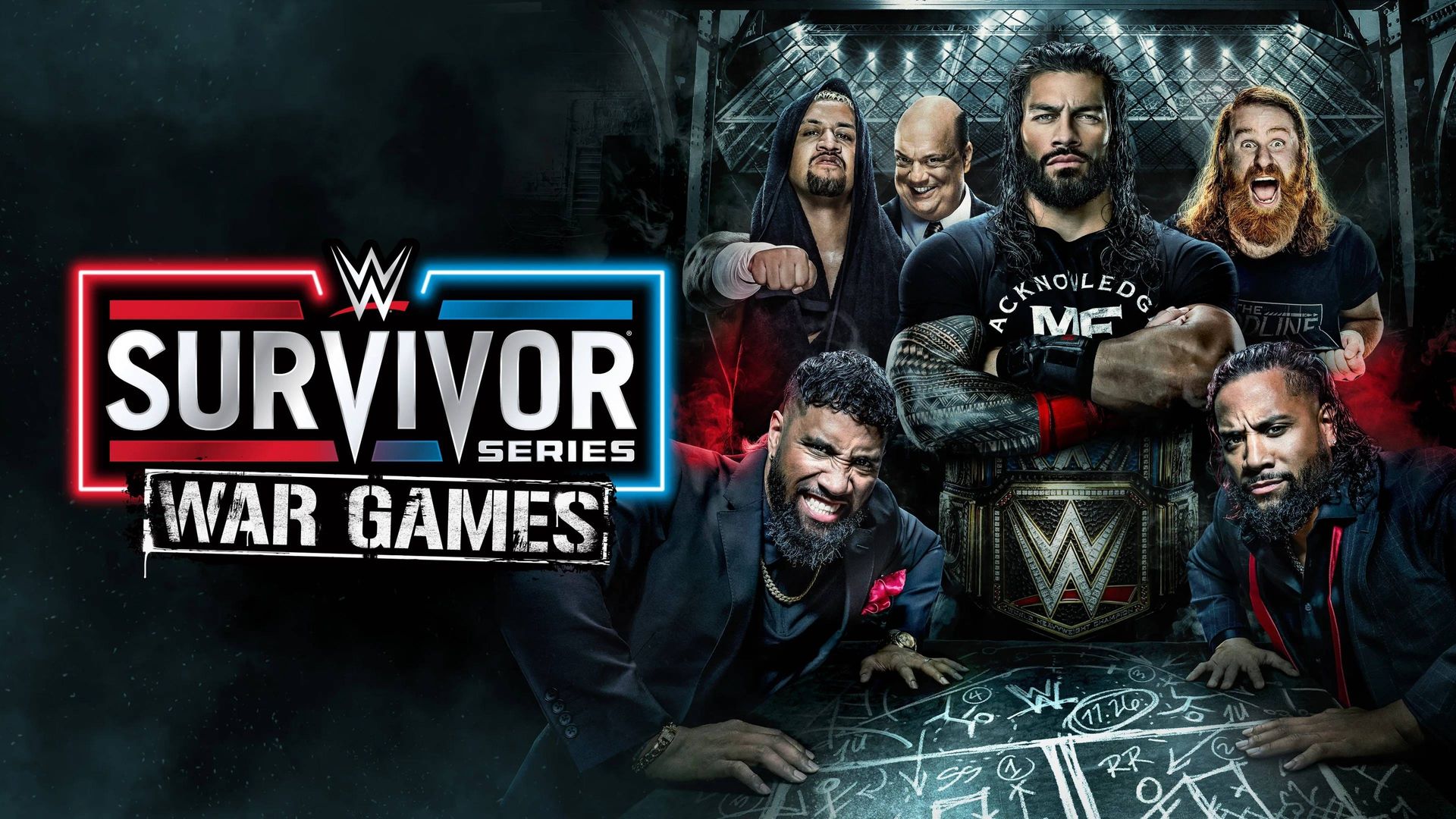 WWE Survivor Series WarGames 2022 background