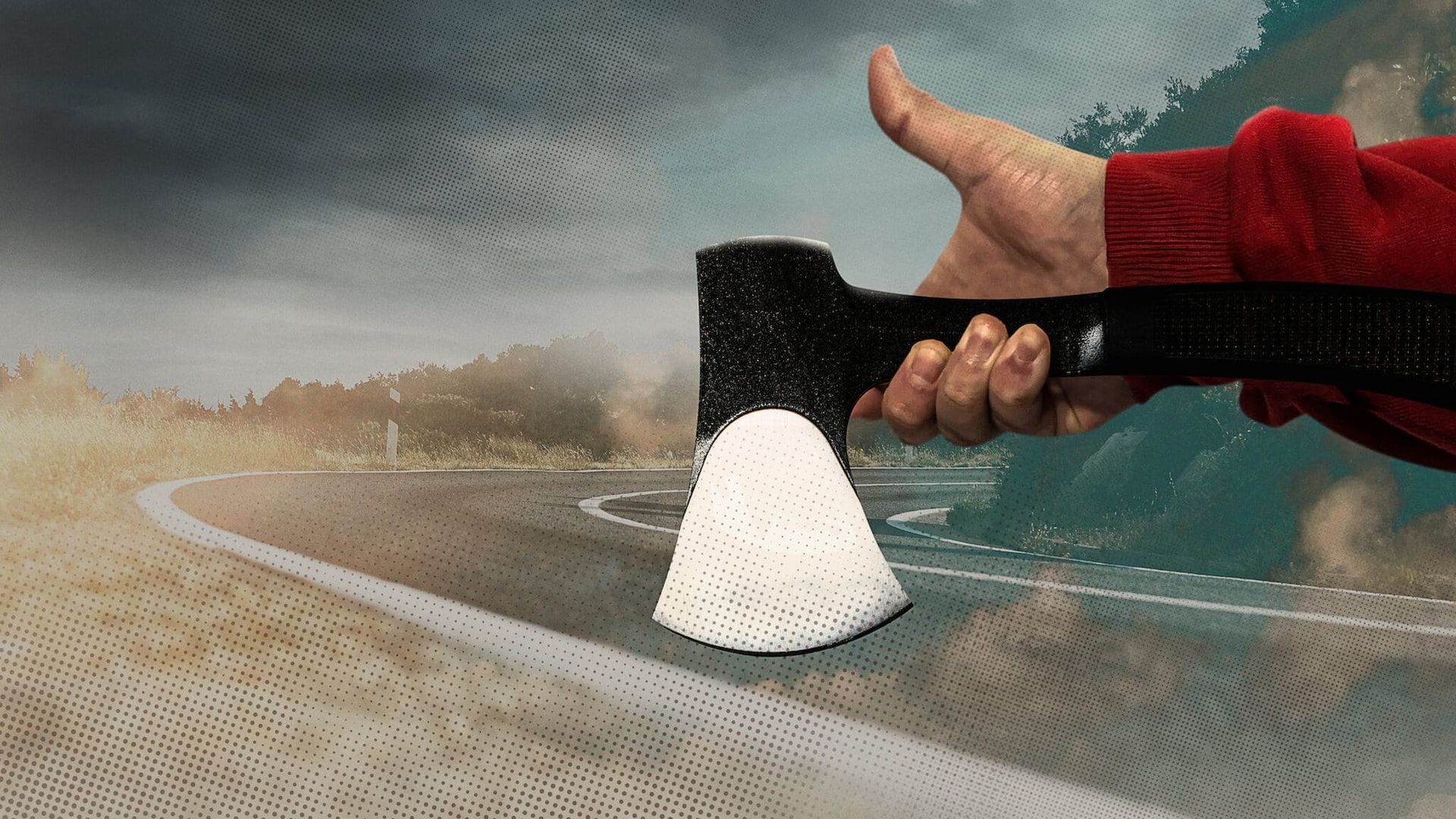 The Hatchet Wielding Hitchhiker background