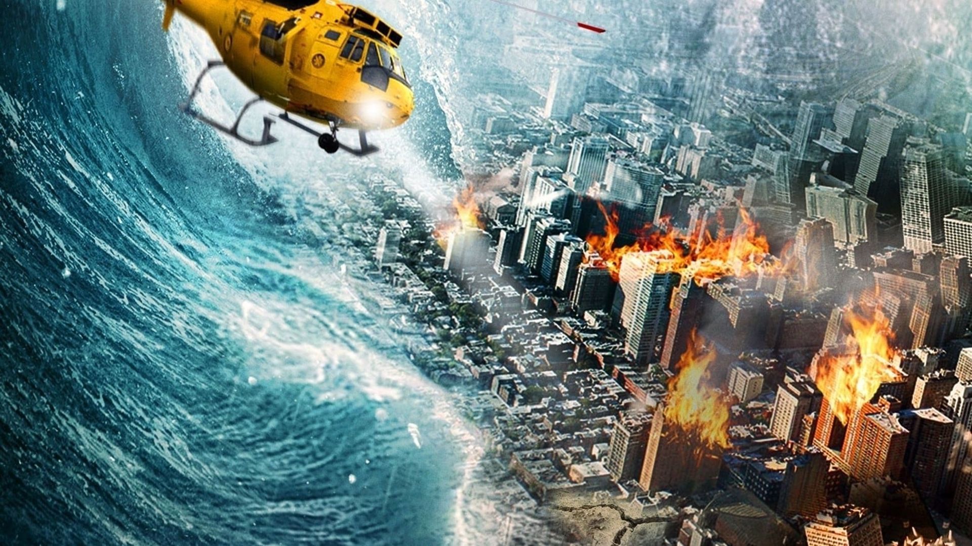 Disaster Wars: Earthquake vs. Tsunami background