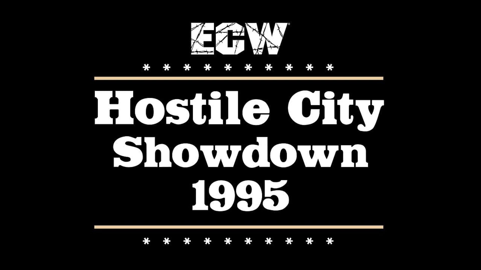 ECW Hostile City Showdown 1995 background