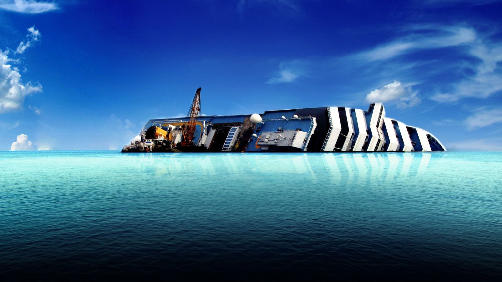 Costa Concordia Disaster: One Year On background
