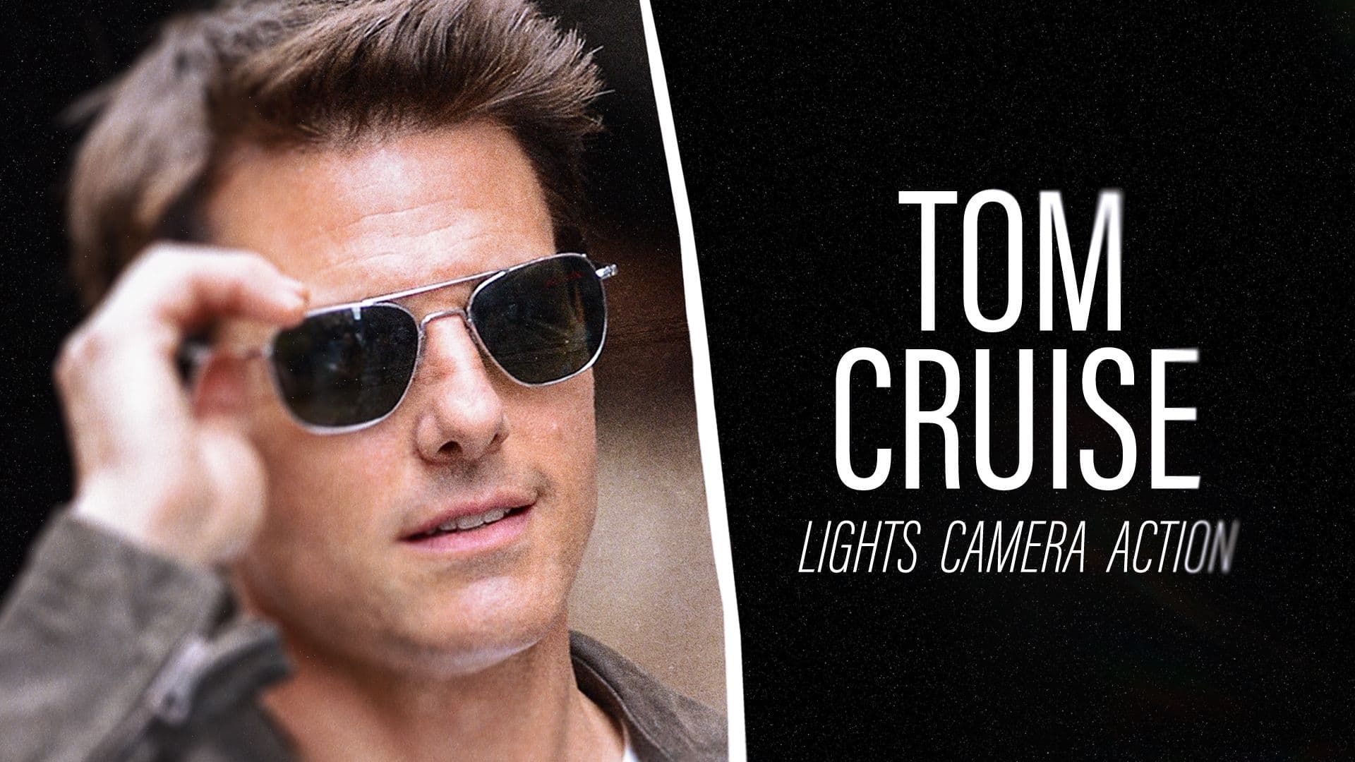 Tom Cruise: Lights, Camera, Action background